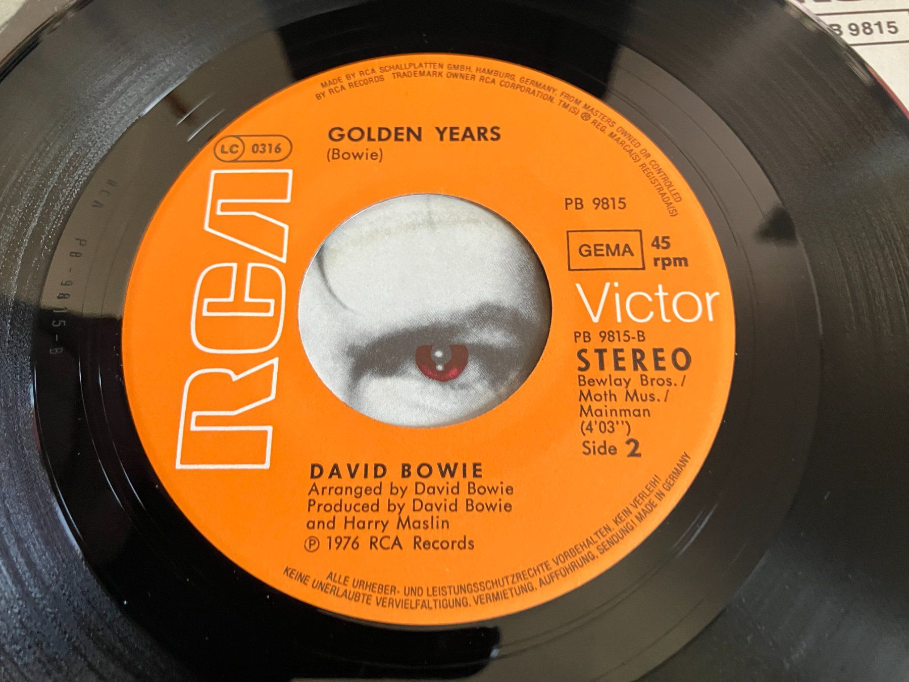 Schallplatten: David Bowie – Gebraucht aus Aarwangen von Jukebox3 5
