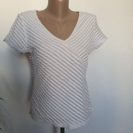 Top Kaliko en coton gaufré– Gr. 40