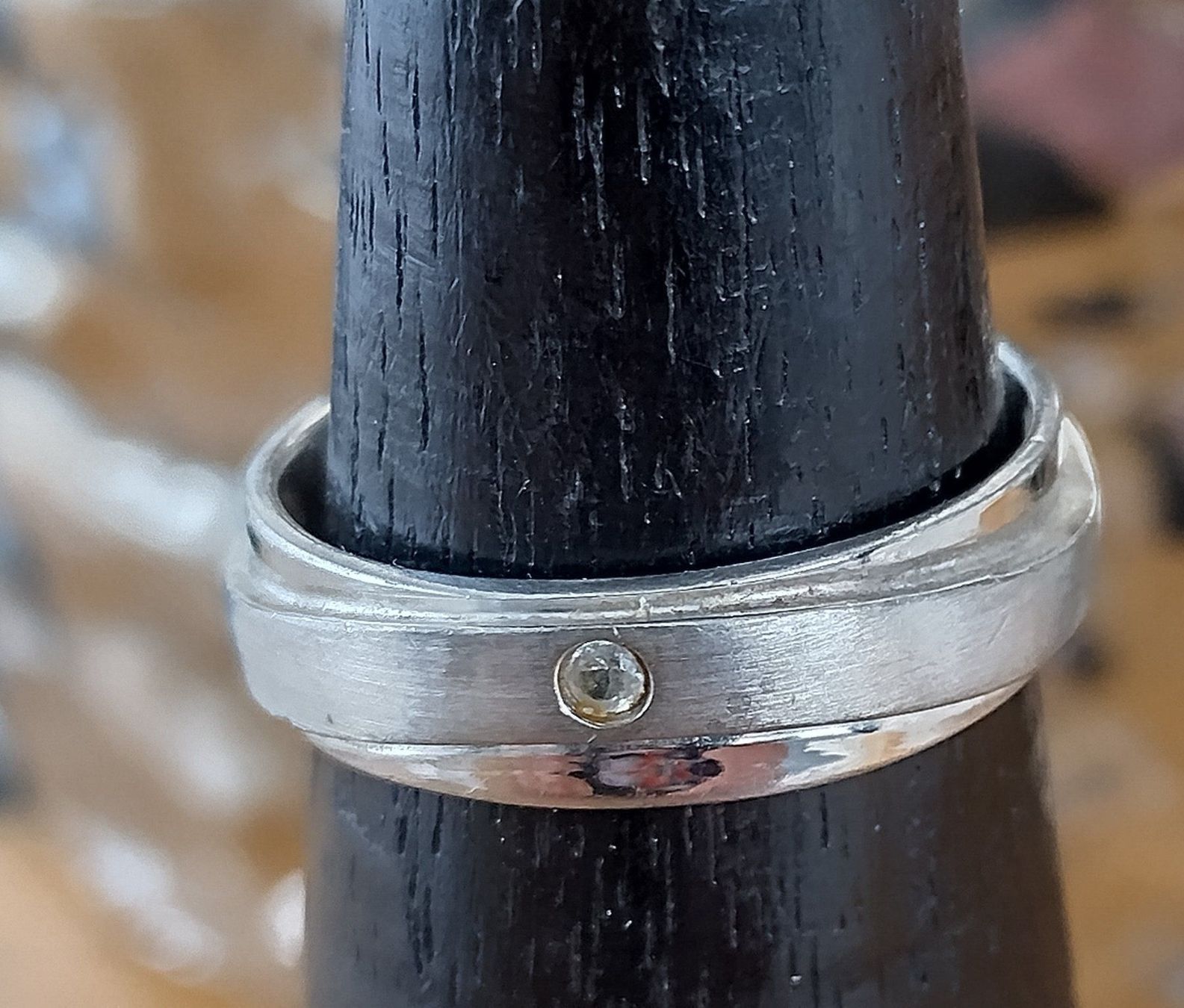 Ringe: RING KLASSISCH IN 925 SILBER RHODINIERT – Gebraucht aus Romanshorn von Glitzer-Paradies