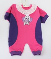 Puppenoverall mit Clownmotiv