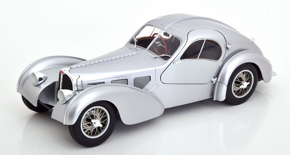Bugatti Modellini d'auto: BUGATTI TYPE 57C ATLANTIC SILBER 1:18 SOLIDO – Nuovo e nell'imballaggio originale da Suhr venduto da Moebelsiralfred
