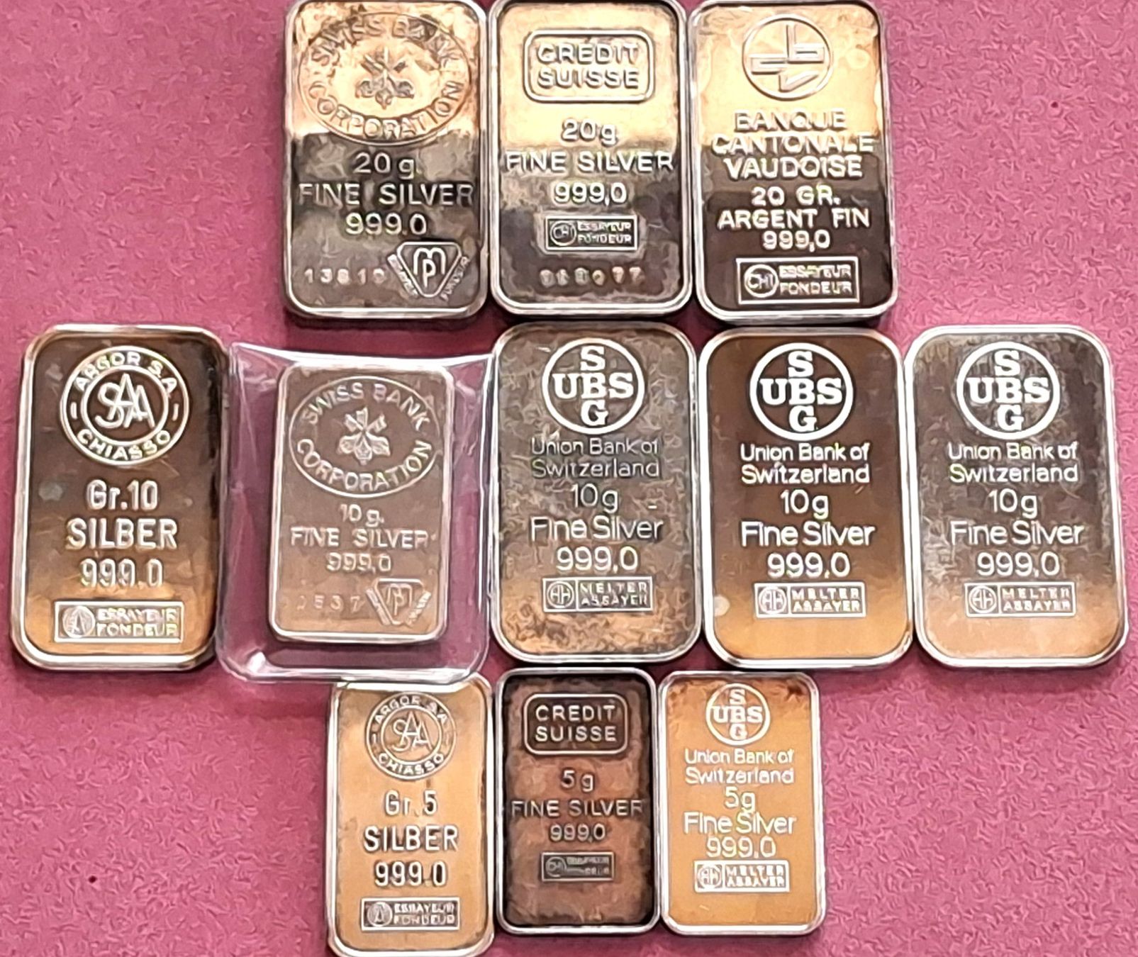 Metalli preziosi: SILBERBARREN - 156.1 GRAMM - FEINSILBER – Usato da Boniswil venduto da dpd4coins 2