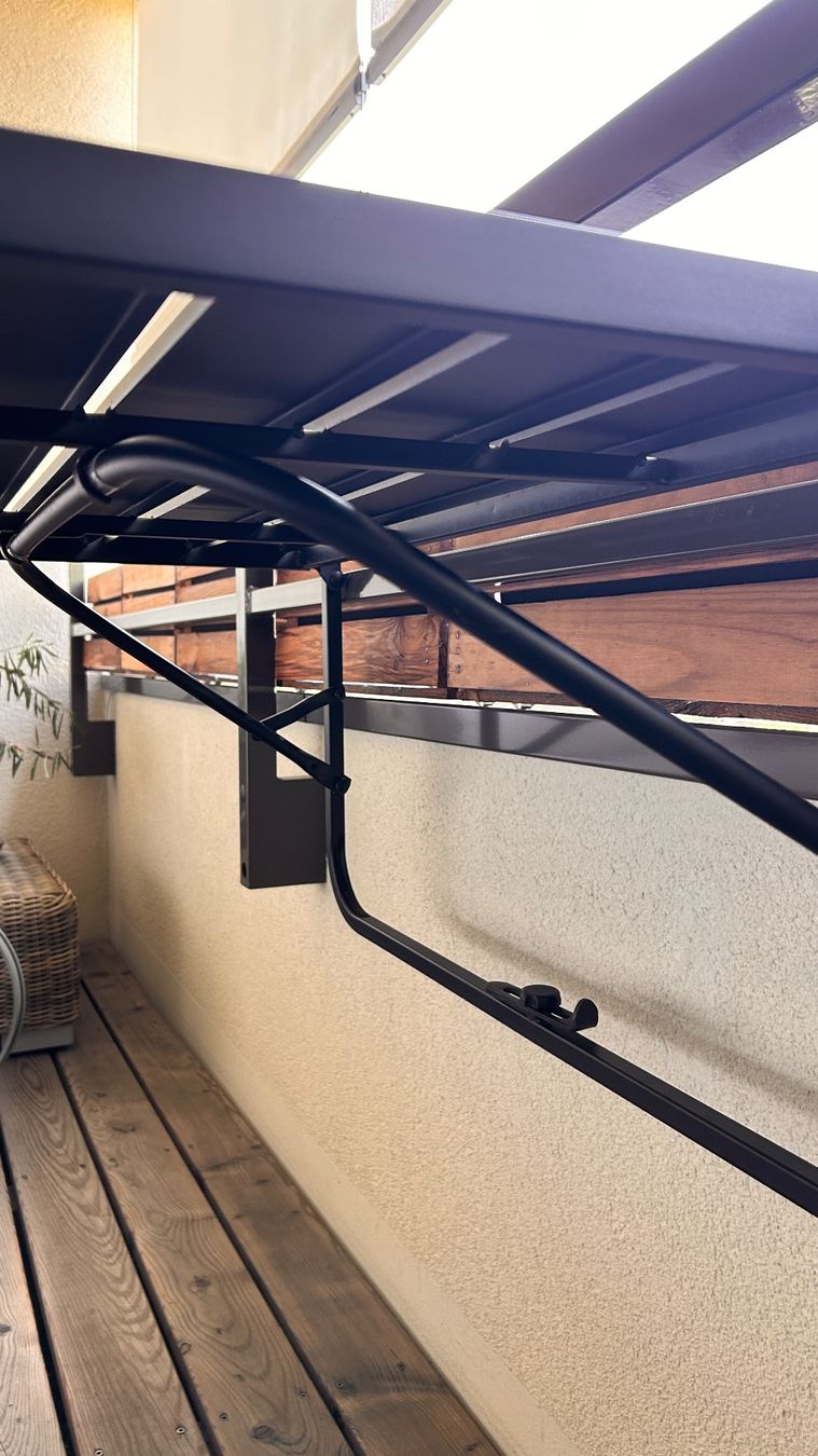 Tavoli: Hängender Balkon-Klapptisch, schwarz – Usato da Kreuzlingen venduto da peetzii 6