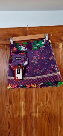Moshiki Mini Choco Jupe Reversible