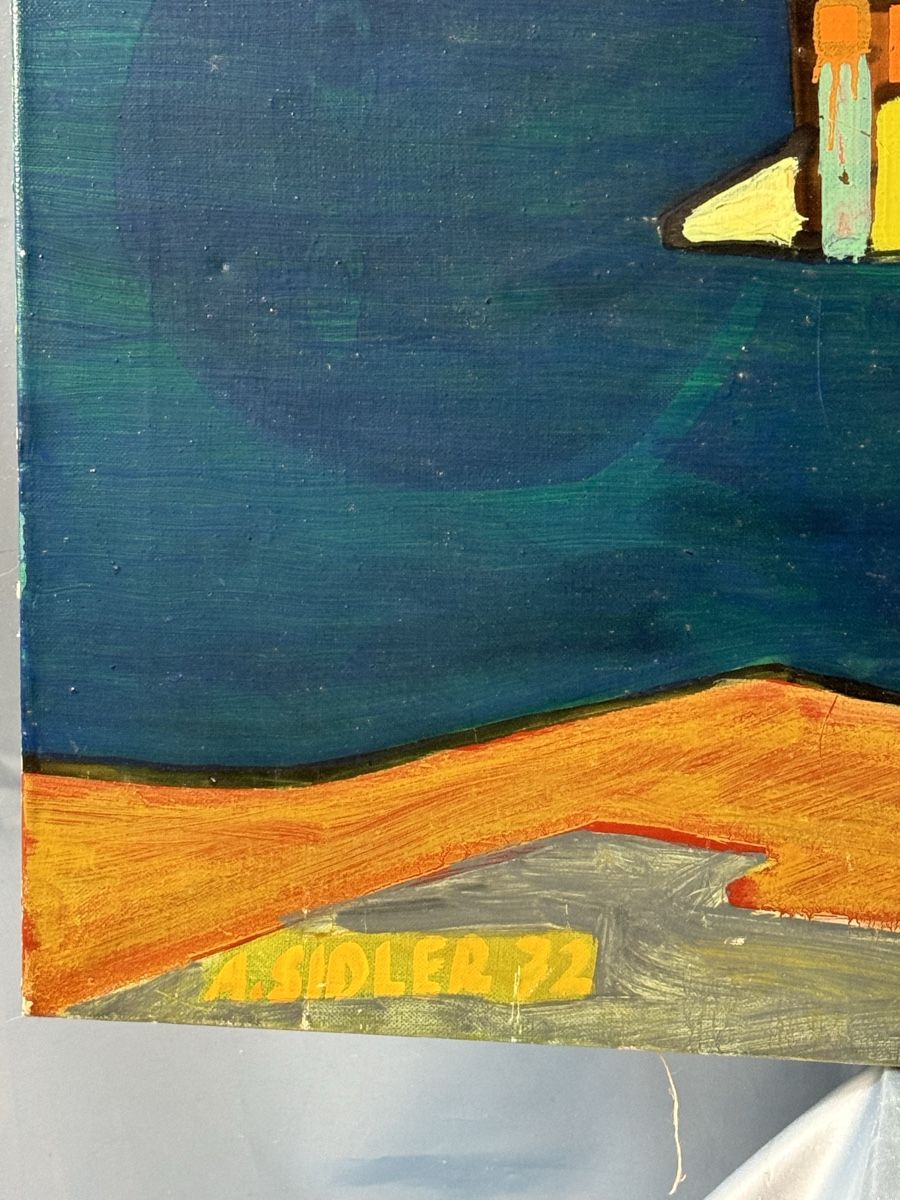 Gemälde: Original Gemälde von Alfred Sidler 80x60cm – Gebraucht aus Grenchen von swiss.antiques 3