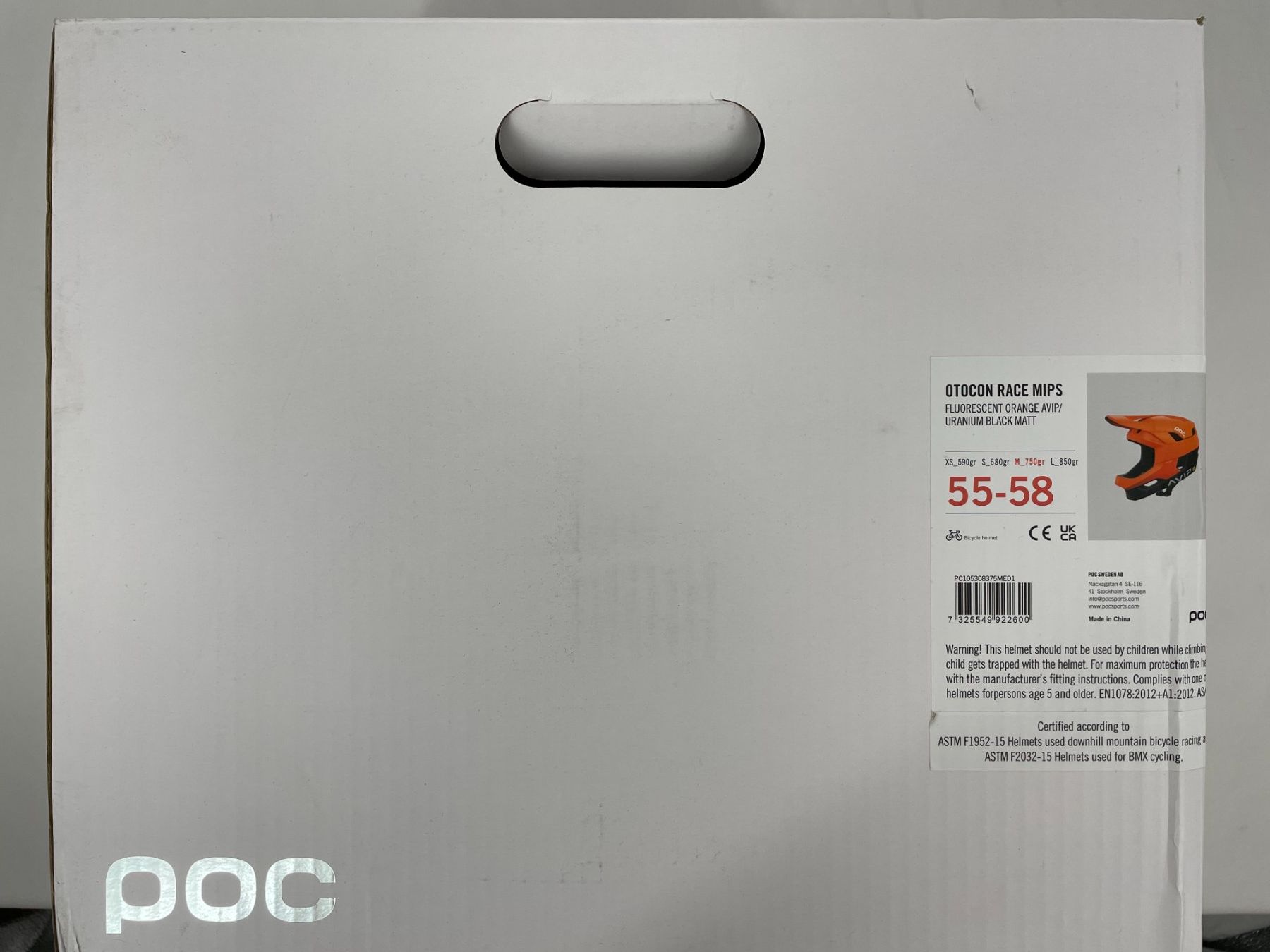 Poc Caschi: POC Sweden Otocon Race Mips 55-58 – Nuovo e nell'imballaggio originale da Lausanne venduto da PlusValue_Lausanne 3