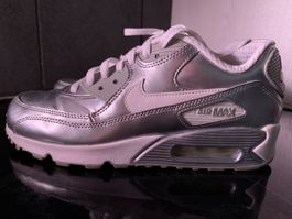 Nike Air Max Sneaker Silber Gr. 38,5