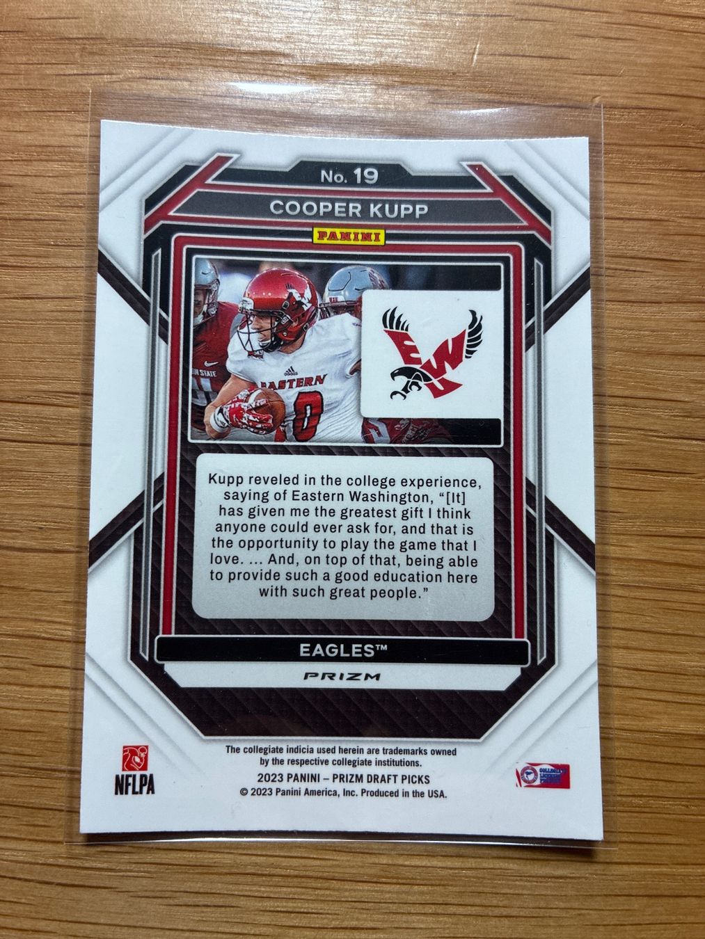 Topps Carte collezionabili: Panini Prizm Cooper Kupp Purple – Usato da Wangenried venduto da Garagara 1