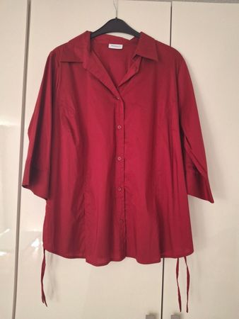 Rote Damenbluse in XXL, sehr guter Zustand, Yessica