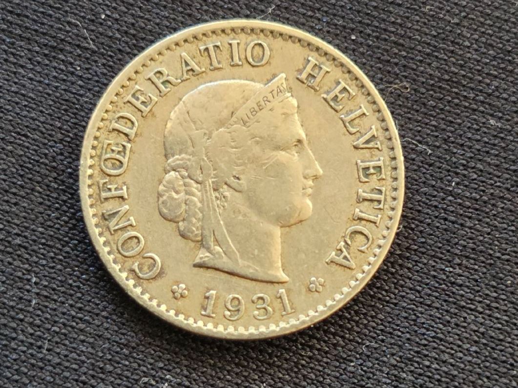 Tutti le monete: 5 cts 1931 – Usato da Genève venduto da bbastos