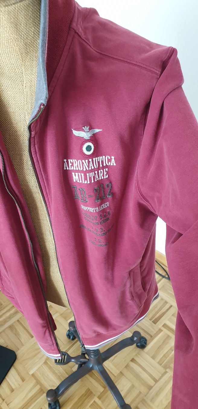 Aeronautica Militare Giacche: Aeronautica Jacke Rot – Usato da Richterswil venduto da Bardock0124 4