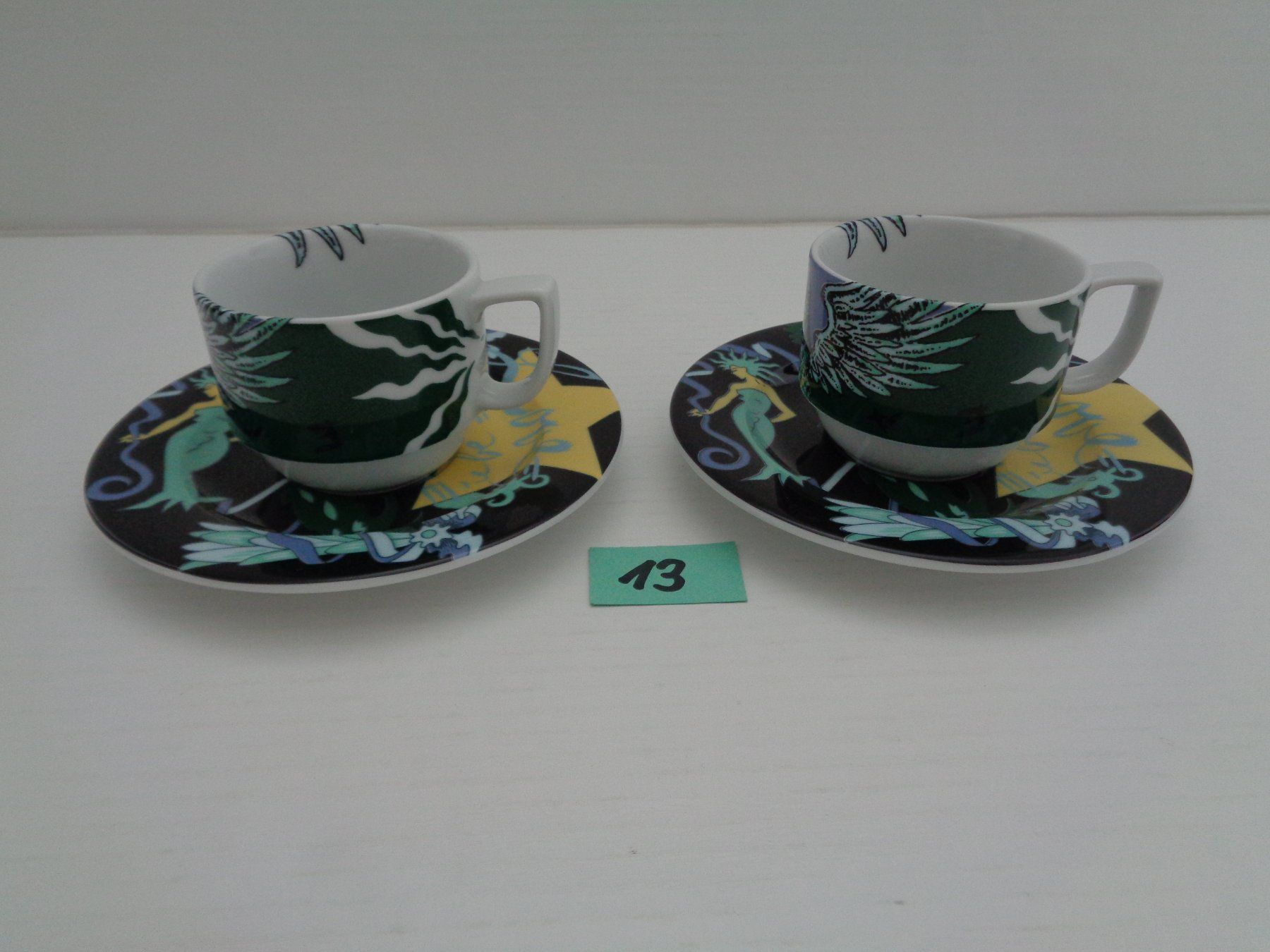 Bopla Tasses: 2 Kaffeetassen mit Unterteller Bopla Langenthal – D'occasion à Chur par omonia