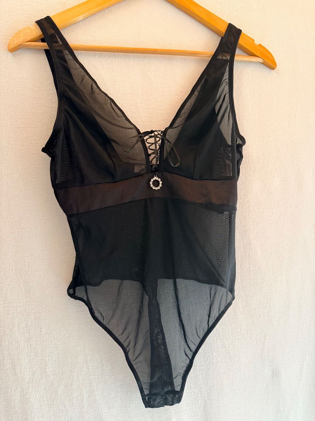 Sonstige Unterwäsche: PETITE FLEUR, String-Body, Grösse 38, Farbe Schwarz – Neu (gemäss Beschreibung) aus Rudolfstetten von gst_g7xl