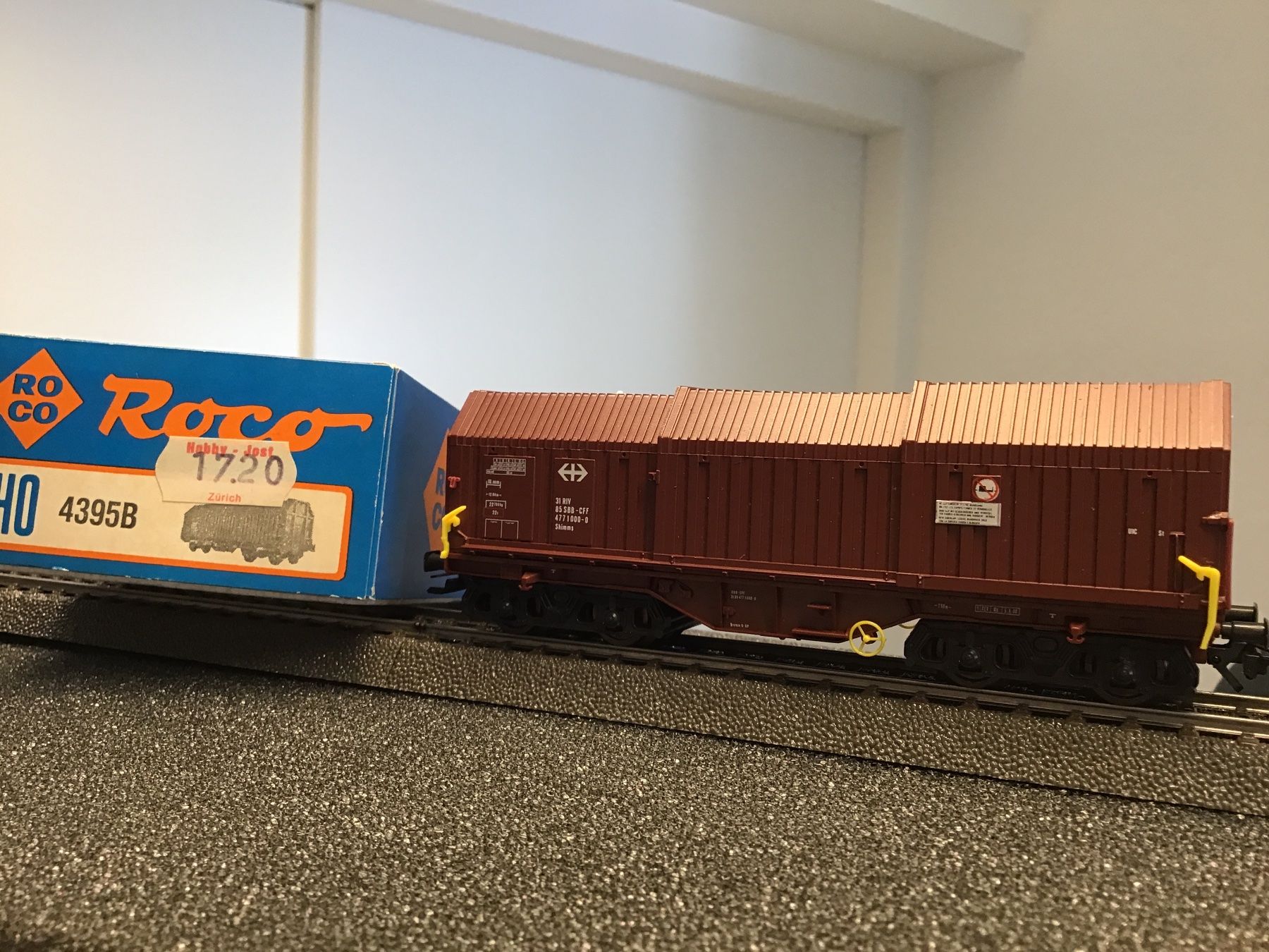Roco Modellini di ferrovie: Roco H0 Güterwagen SBB CFF gebraucht mit OVP – Usato da Männedorf venduto da Modelle-aller-Art