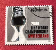 Nr.1301 EISHOCKEY-WELTMEISTERSCHAFT 2009 GESTEMPELT   