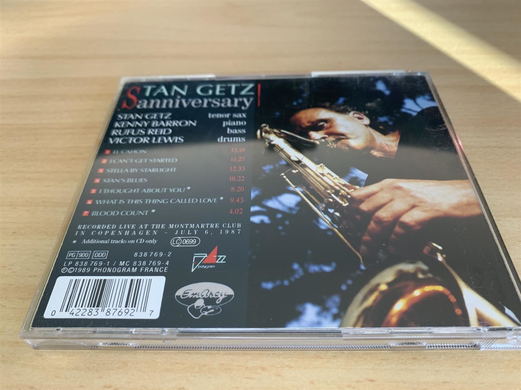 CD: Stan Getz – Anniversary! – Usato da Rikon im Tösstal venduto da Alpenmutz 1
