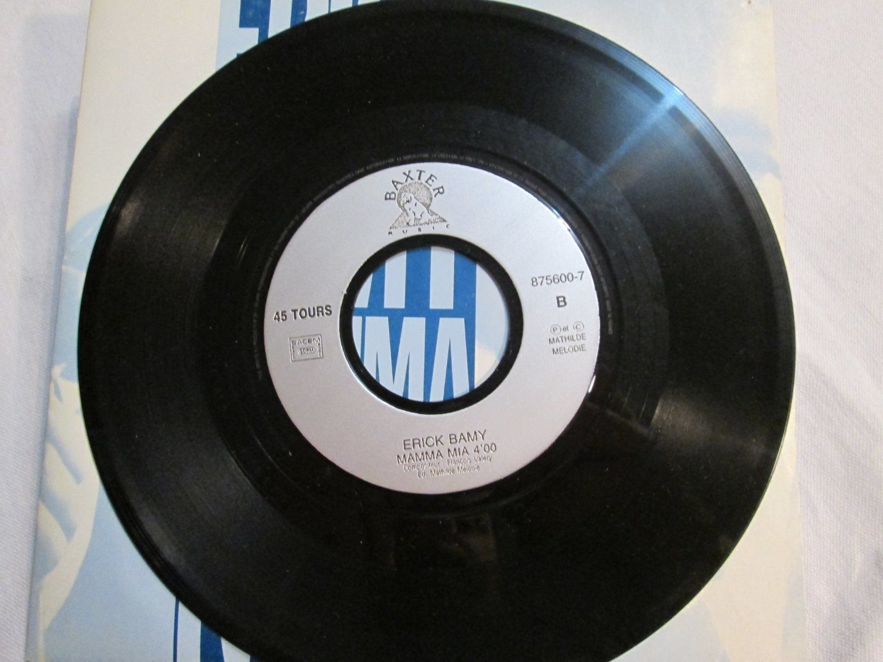 Schallplatten: Erick Bamy - Mamma Mia - 45T Vinyl – Gebraucht aus la Chaux-de-Fonds von Lampe 2