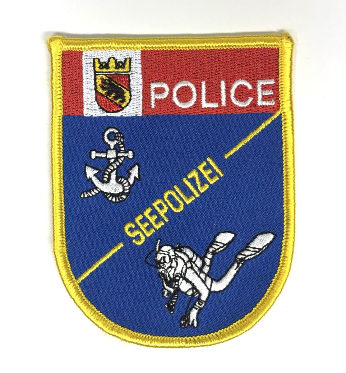 Plaketten & Abzeichen: Patch Kantonspolizei Bern Seepolizei – Gebraucht aus Riedikon von Rokh01