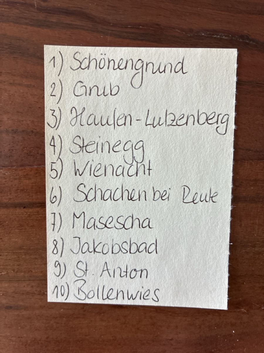 Cartoline postali: 10 Ansichtskarten Schweiz Panoramakarten Appenzell diverse  – Usato da Oftringen venduto da Cla.vD.74 1