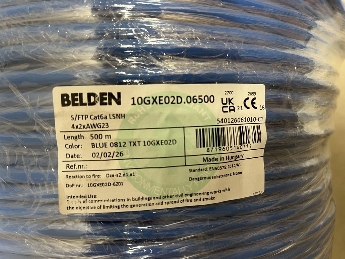 Kabel: 14x Belden Cat.6A Kabelrollen – Neu und originalverpackt aus Zürich von Leo_wyn 1