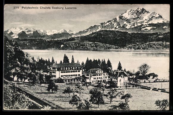Cartoline postali: AK Luzern, Polytechnic Chalets Seeburg – Usato da Berlin venduto da bartko-reher