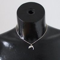 Neue, Kette mit Delfin Anhänger, Länge ca. 20 cm
