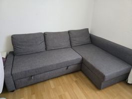 Ikea FRIHETEN Eckschlafsofa, dunkelgrau, guter Zustand