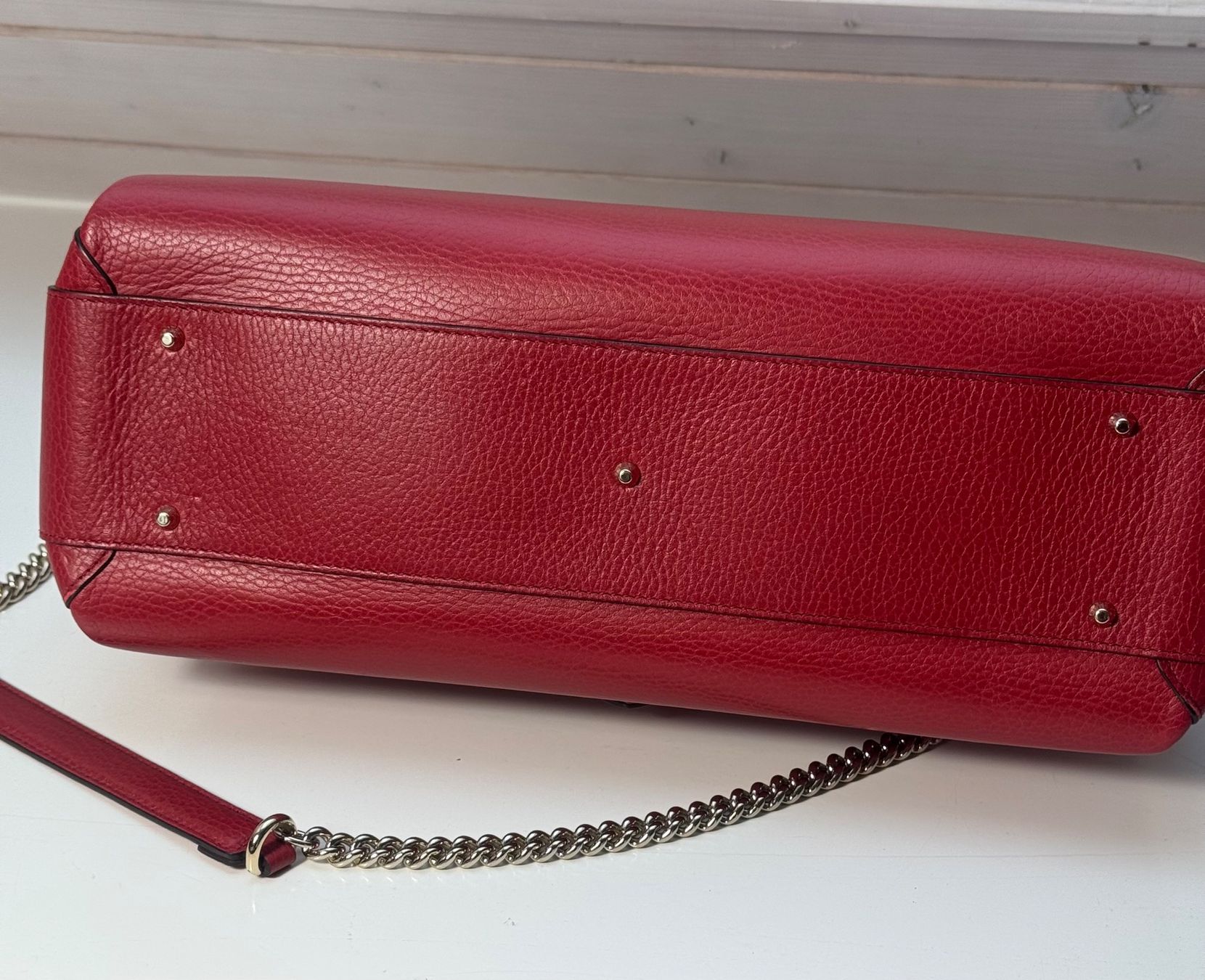 Gucci Borse da donna: Gucci Interlocking Red Leather Medium Bag Good Condition – Nuovo (secondo la descrizione) da Hurden venduto da rac_wyf8 8