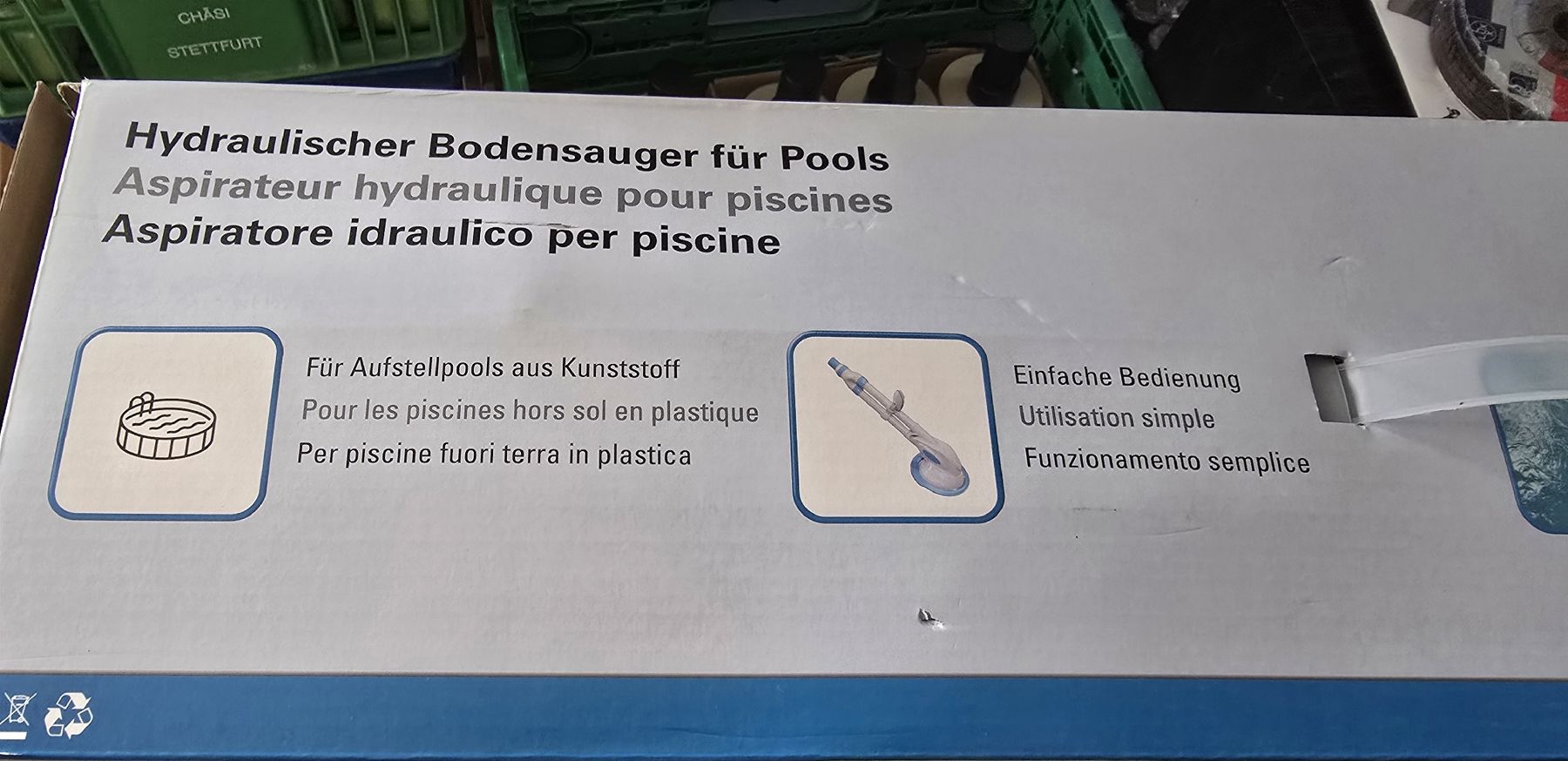 Tutte le macchine: Hydraulischer Bodensauger für den Pool  – Nuovo e nell'imballaggio originale da Dussnang venduto da Priska2285 2