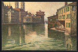 Ernst E. Schlatter: Zürich, Altstadt vo