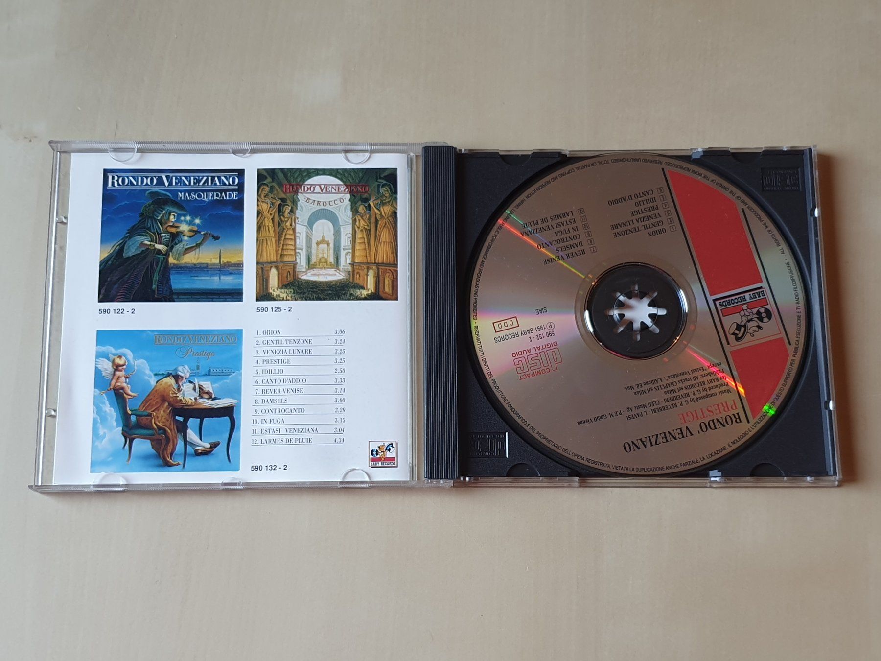 CD: Rondo Veneziano Prestige – Usato da Stansstad venduto da collectorsshop 2
