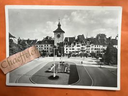 Ansichtskarte Solothurn Amtshausplatz Bieltor s/w gut
