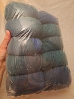 Wollpaket Lang Yarns merino + color  10x 100g NEU /OVP jeans