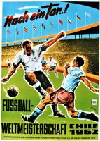 FUSSBALL WM CHILE FILM 1962 - Original Plakat