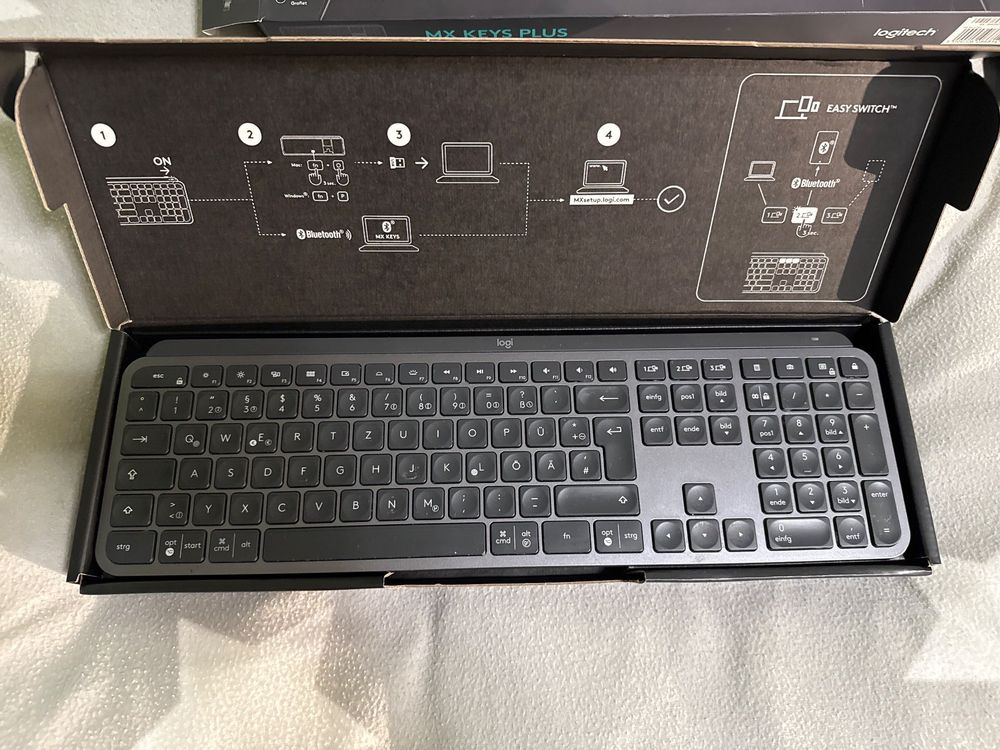 Logitech MX Keys Plus mit Handballenauflage USB Tastatur | Kaufen auf ...