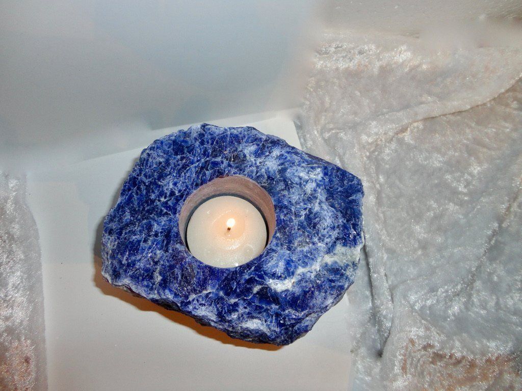 Minerali & Pietre curative: Sodalith  A Windlicht – Nuovo (secondo la descrizione) da Biberist venduto da tl-schmuck 5
