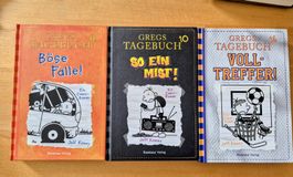 Set aus 3x Gregs Tagebuch Band 9, 10 und 16