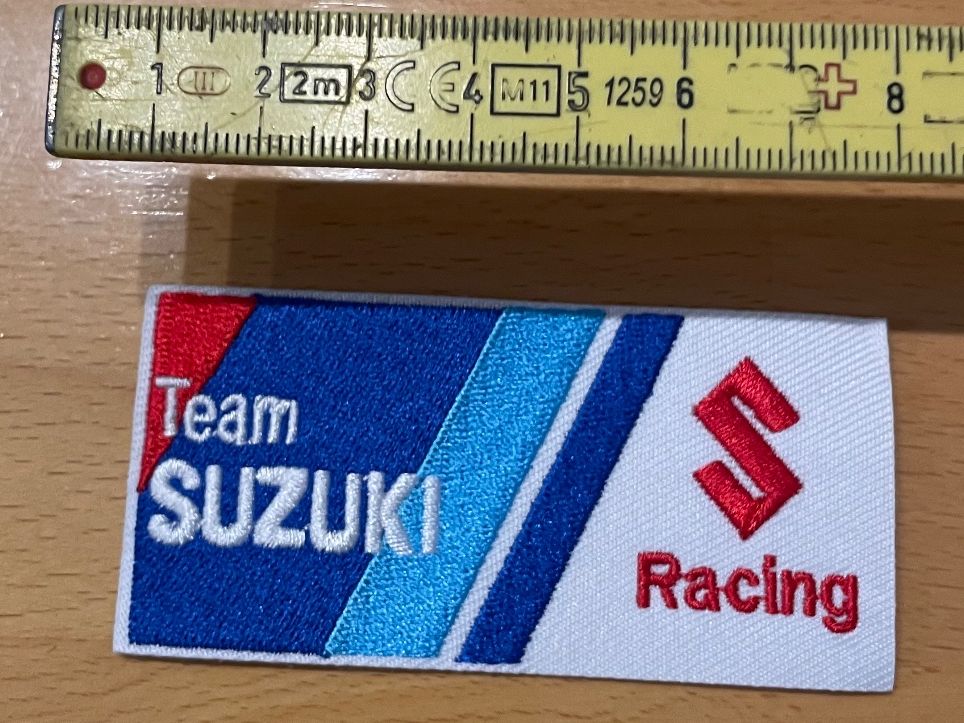 Patches: Team Suzuki Racing  Patch Sticker Aufnäher 1260 – Neu (gemäss Beschreibung) aus Horn von abutre72