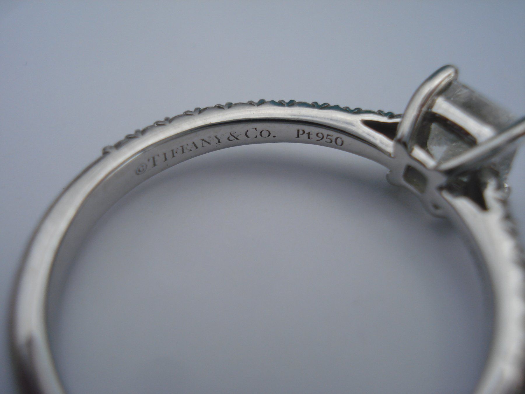 Tiffany & Co. Ringe: Tiffany & Co. Ring Princess Cut Pt 950 – Gebraucht aus Basel von art.basel 4