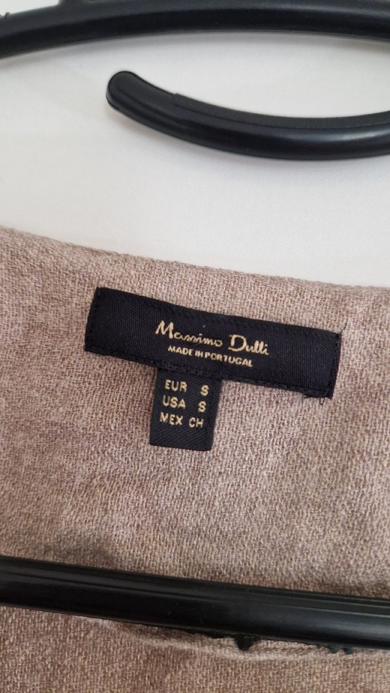 Massimo Dutti Vestiti: Midikleid Massimo Dutti Beige – Nuovo (secondo la descrizione) da Winznau venduto da Lauralavera1 1