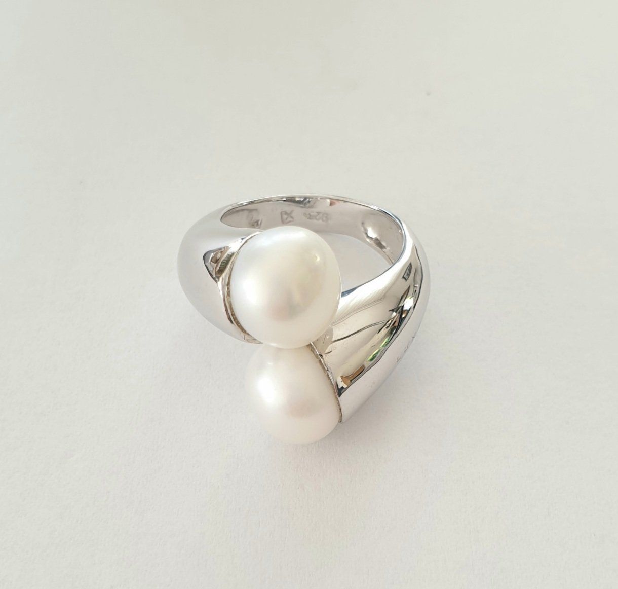 Ringe: Silberring 925 mit Echt Perlen, makellos & elegant - NEU – Neu und originalverpackt aus Uetikon am See von Coralreef 2