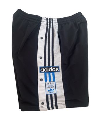 Adidas Short Sport 90-er Shorts Vintage Gr. L Schwarz