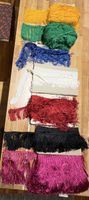 Div Textilband mit Fransen für Fasnacht Kostüm