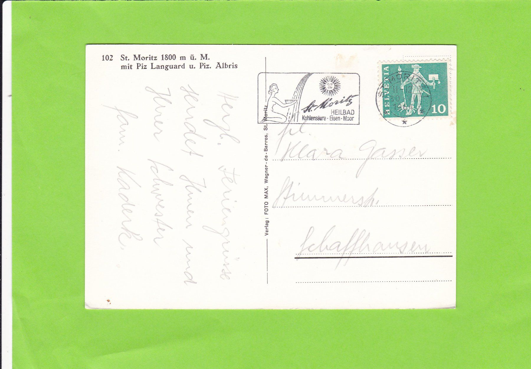 Cartes postales: St. Moritz – D'occasion à St. Peterzell par neckertal 1