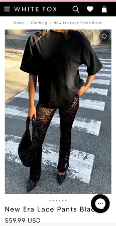 Lace pants von Whitefox NEU
