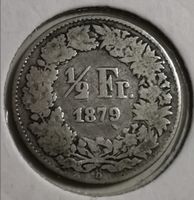 50 Rappen 1879 Silber