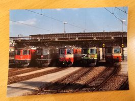 Postkarte SBB Re 4/4 II 11382, 11142, 11108, 11181, 11249