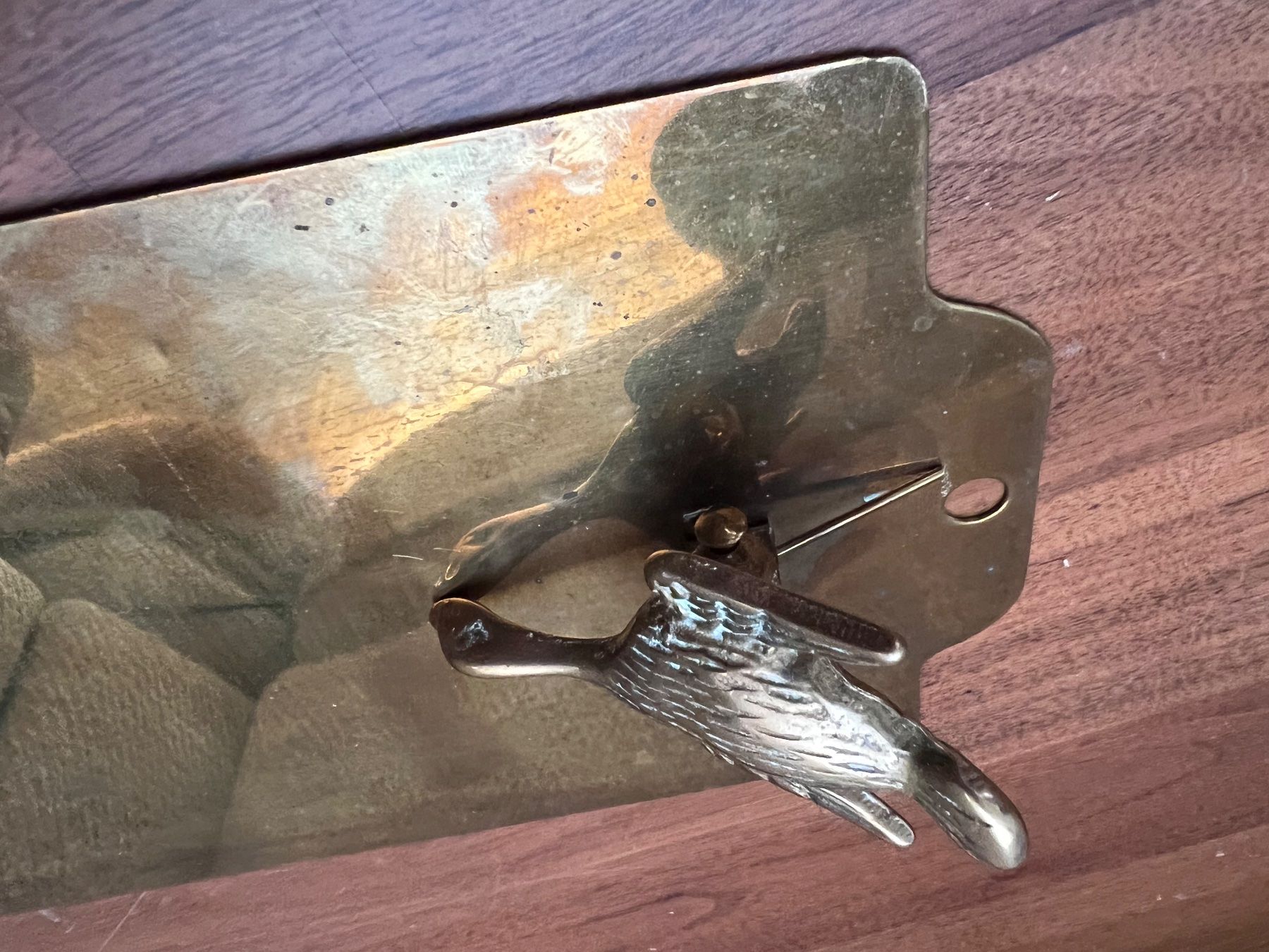 Tutte le decorazioni: Klemmbrett mit Vogelmotiv Messing Breite 23cm – Usato da Jona venduto da Sariksa 5