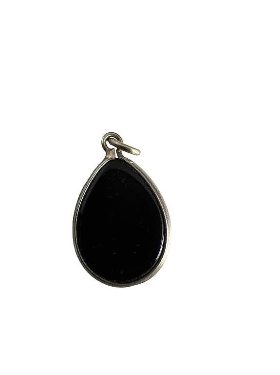 Pendentifs: Anhänger mit schwarzem Stein & Markasit  – D'occasion à Egerkingen par mel_gyl6