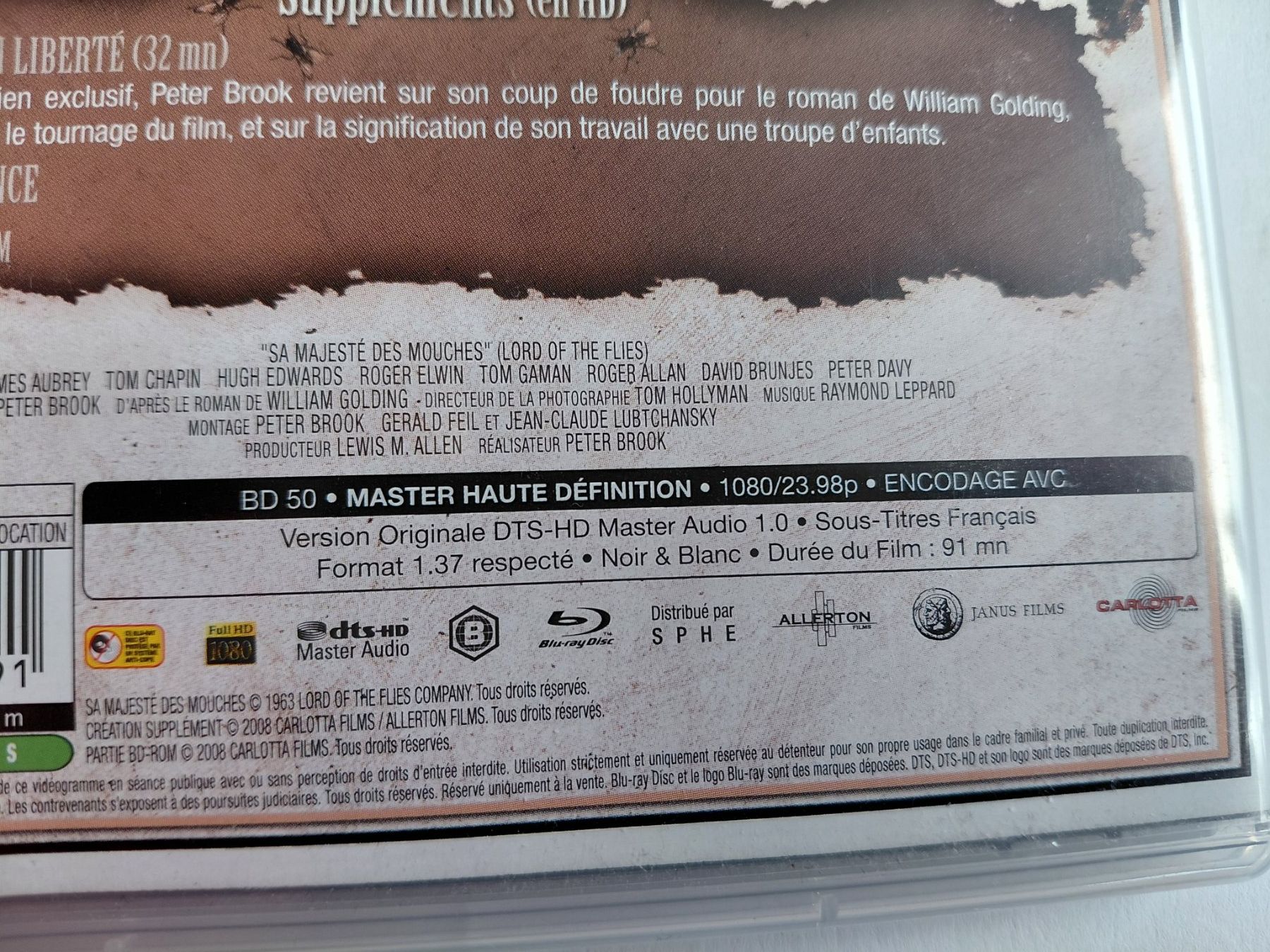 Tutti i DVDs: SA MAJESTE DES MOUCHES – Usato da Denges venduto da Hellboy10 2